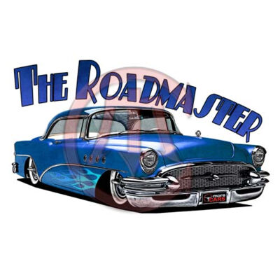 1956 Roadmaster - Blue With Flames Thumbnail