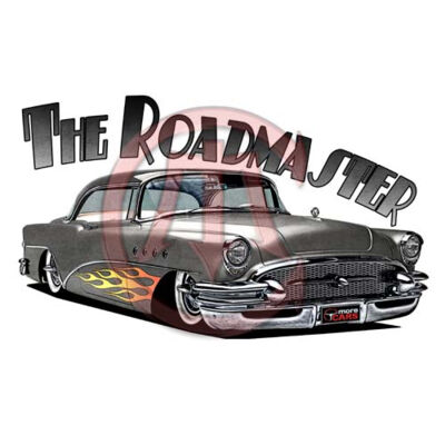 1956 Roadmaster - Charcoal With Flames Thumbnail