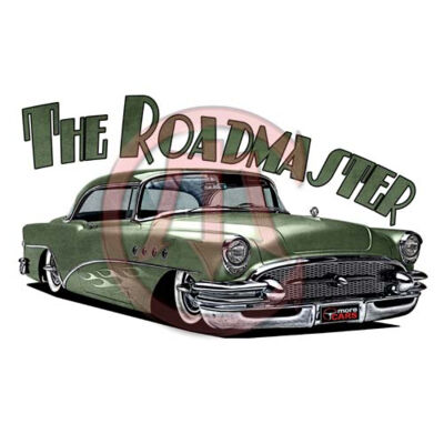 1956 Roadmaster - Khaki With Flames Thumbnail