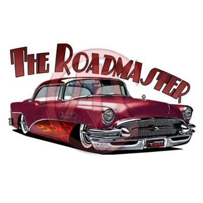 1956 Roadmaster - Maroon With Flames Thumbnail