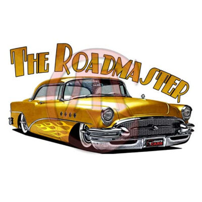 1956 Roadmaster - Yellow With Flames Thumbnail