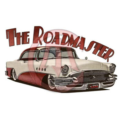 1956 Roadmaster - White & Maroon Thumbnail