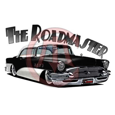 1956 Roadmaster - Black & White Thumbnail