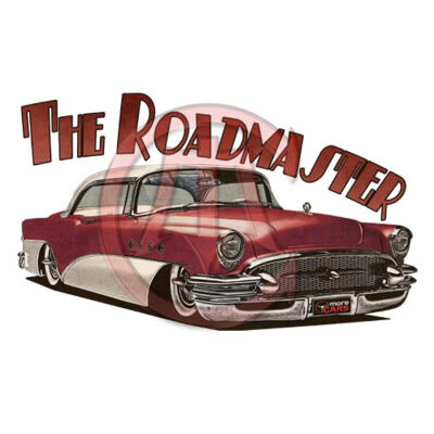 1956 Roadmaster - Maroon & White Thumbnail