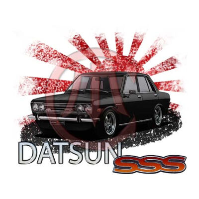 Datsun 1600 - Rising Sun - Black Thumbnail