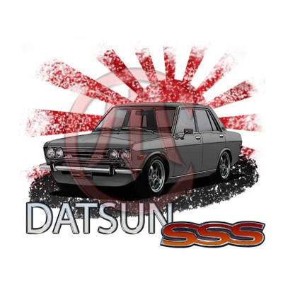 Datsun 1600 - Rising Sun - Grey Thumbnail