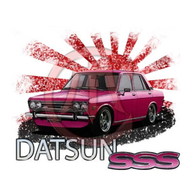 Datsun 1600 - Rising Sun - Pink Thumbnail
