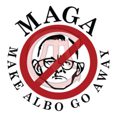 Make Albo Go Away - Style 5 - Black Text Thumbnail