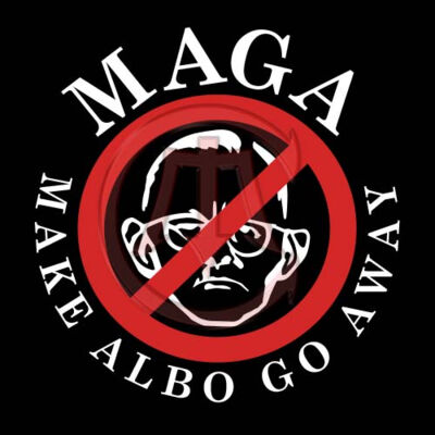 Make Albo Go Away - Style 5 - White Text Thumbnail