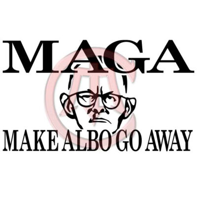 Make Albo Go Away - Style 4 - Black Text Thumbnail
