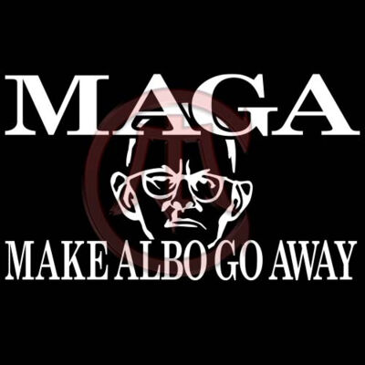 Make Albo Go Away - Style 4 - White Text Thumbnail
