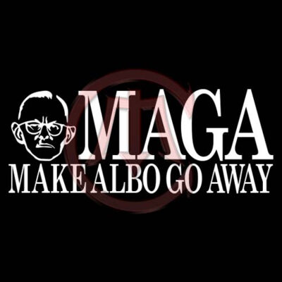 Make Albo Go Away - Style 3 - White Text Thumbnail