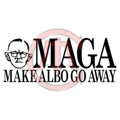 Make Albo Go Away - Style 3 - Black Text Thumbnail