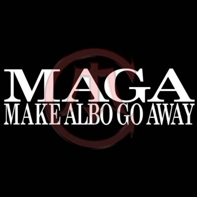 Make Albo Go Away - Style 2 - White Text Thumbnail