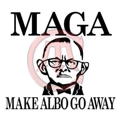 Make Albo Go Away - Style 1 - Black Text Thumbnail