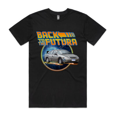 AU Falcon - Back To The Futura - Mens Staple Tee Thumbnail