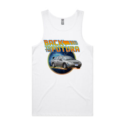 AU - Falcon - Back To The Futura - Mens Lowdown Singlet Thumbnail