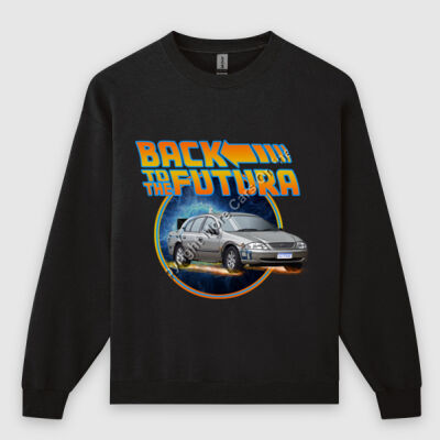 Au Falcon - Back To The Futura - Crew Neck Sweatshirt Thumbnail