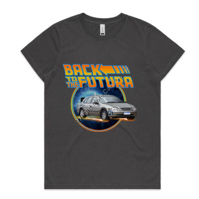 AU Falcon - Back To The Future - AS Colour Women's Faded Tee Thumbnail