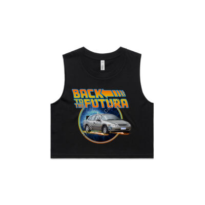Back To The Futura - AS Colour Women's Crop Tank Thumbnail