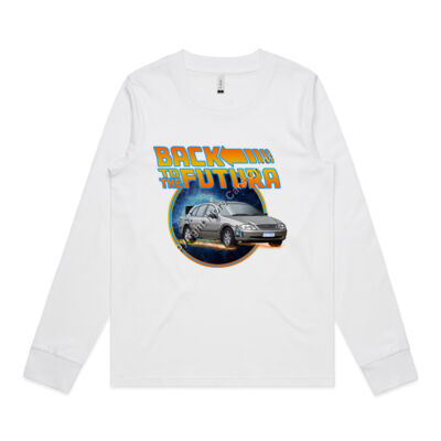 Au Falcon. - Back To The Futura - Women's Dice Long Sleeve Tee Thumbnail