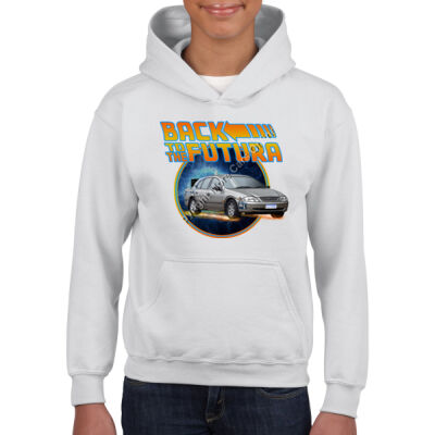 AU Falcon - Back To The Futura - Gildan Youth Hooded Sweatshirt Thumbnail
