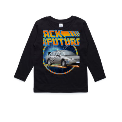 AU Falcon - Back To The Futura - AS Colour Kids Longsleeve Tee Thumbnail