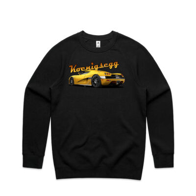 Koenigsegg CCX - Yellow - Men's Supply Crew Thumbnail