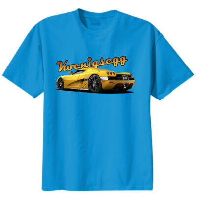 Koenigsegg CCX - Yellow - Unisex Modern Fit Tee Thumbnail