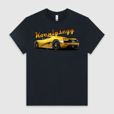 Koenigsegg CCX - Yellow - HeavyCotton™ Tee Thumbnail