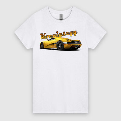 Koenigsegg CCX - Yellow - Women's HeavyCotton™ Tee  Thumbnail