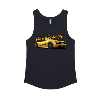 Koenigsegg CCX - Yellow - Women's Sunday Singlet Thumbnail
