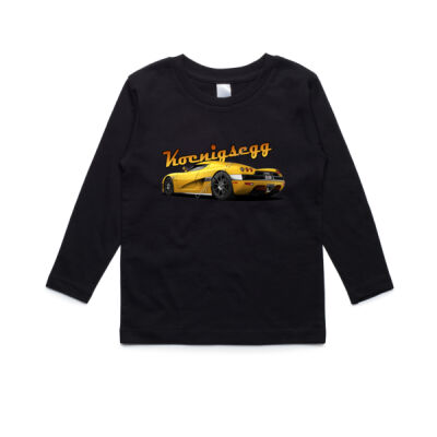 Koenigsegg CCX - Yellow - Youth Longsleeve Tee Thumbnail