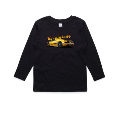 Koenigsegg CCX - Yellow - AS Colour Kids Longsleeve Tee Thumbnail