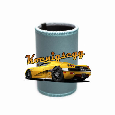 Koenigsegg CCX - Yellow - Stubby Coolers with Base Thumbnail