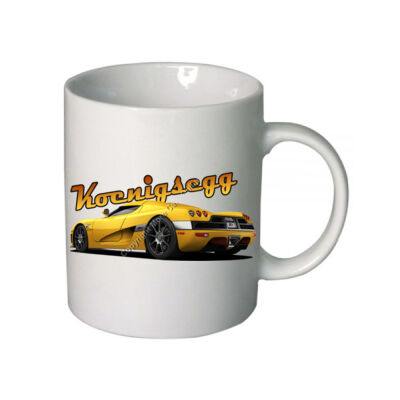Koenigsegg CCX - Yellow - Boutique Ceramic Mug Thumbnail