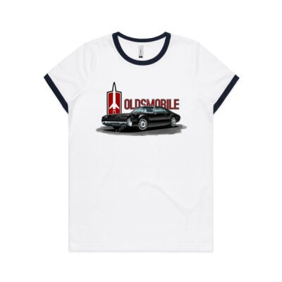 Toronado - Black - Womens AS Colour Ringer Tee 4053 Thumbnail