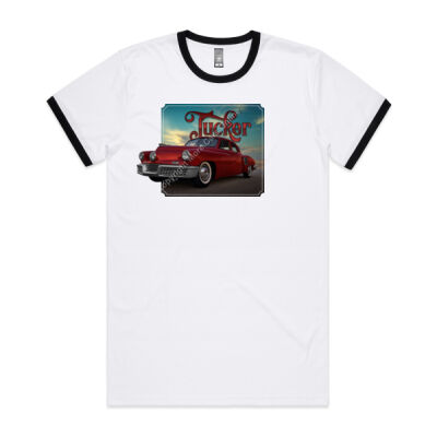 Tucker - Red - Mens Ringer Tee Thumbnail