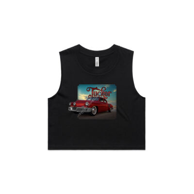 Tucker - Red - AS Colour Women's Crop Tank Thumbnail