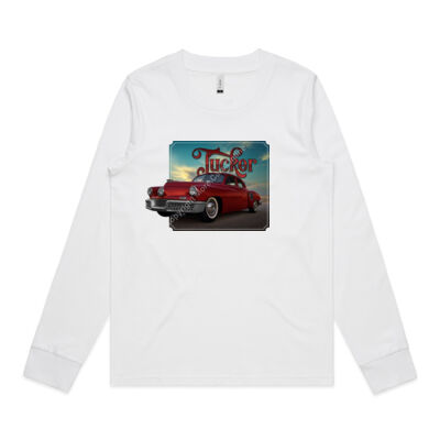 Tucker - Red - Women's Dice Long Sleeve Tee Thumbnail