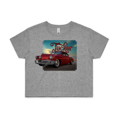 Tucker - Red - AS Colour CROP TEE - 4062 Thumbnail