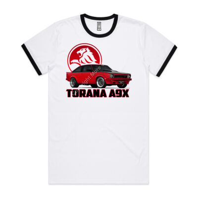 Holden Torana A9X - Red - Mens Ringer Tee Thumbnail