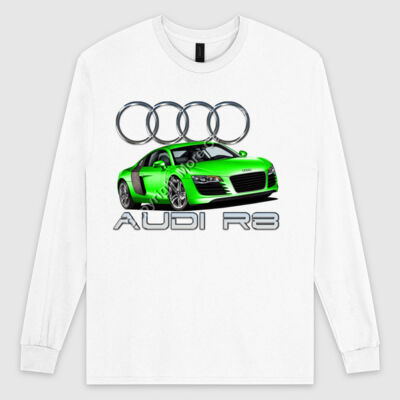 Audi - R8 - Green - Ultra Cotton Mens Longsleeve Tee Thumbnail