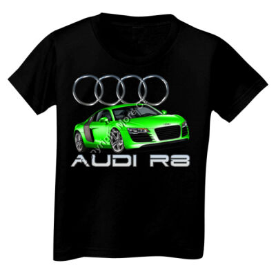 Audi - R8 - Green - Toddler Unisex T Shirt Thumbnail