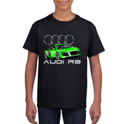 Audi - R8 - Green - Youth Crew Neck Tee (Same Day) Thumbnail