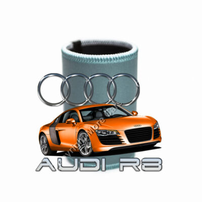 Audi - R8 - Orange - Stubby Coolers with Base Thumbnail