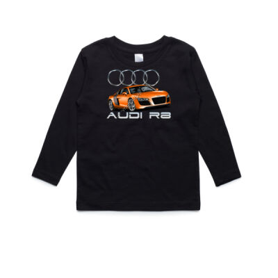 Audi - R8 - Orange - AS Colour Kids Longsleeve Tee Thumbnail
