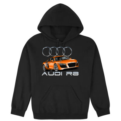 Audi - R8 - Orange - Hooded Sweatshirt Thumbnail