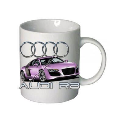 Audi - R8 - Metallic Pink - Boutique Ceramic Mug Thumbnail