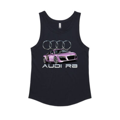 Audi - R8 - Metallic Pink - Women's Sunday Singlet Thumbnail